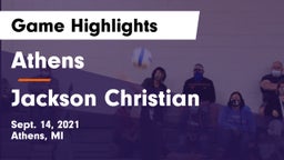 Athens  vs Jackson Christian Game Highlights - Sept. 14, 2021