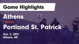 Athens  vs Portland St. Patrick Game Highlights - Oct. 2, 2021