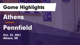Athens  vs Pennfield  Game Highlights - Oct. 23, 2021