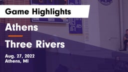 Athens  vs Three Rivers  Game Highlights - Aug. 27, 2022