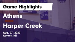 Athens  vs Harper Creek  Game Highlights - Aug. 27, 2022