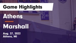 Athens  vs Marshall  Game Highlights - Aug. 27, 2022