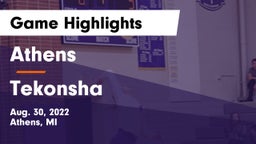 Athens  vs Tekonsha Game Highlights - Aug. 30, 2022