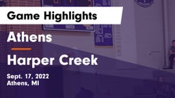 Athens  vs Harper Creek  Game Highlights - Sept. 17, 2022