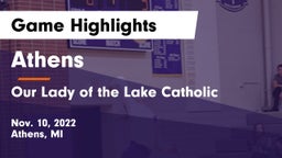 Athens  vs Our Lady of the Lake Catholic  Game Highlights - Nov. 10, 2022