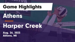 Athens  vs Harper Creek  Game Highlights - Aug. 26, 2023