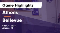 Athens  vs Bellevue  Game Highlights - Sept. 5, 2023