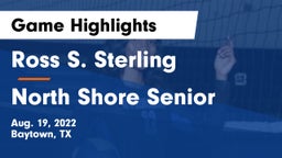 Ross S. Sterling  vs North Shore Senior  Game Highlights - Aug. 19, 2022