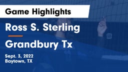 Ross S. Sterling  vs Grandbury Tx Game Highlights - Sept. 3, 2022