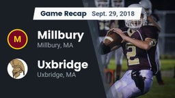 Recap: Millbury  vs. Uxbridge  2018