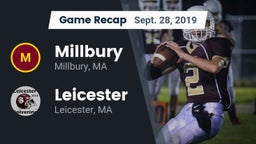 Recap: Millbury  vs. Leicester  2019