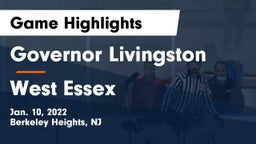 Governor Livingston  vs West Essex  Game Highlights - Jan. 10, 2022