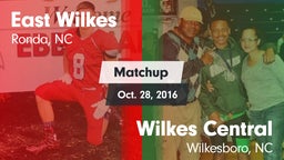 Matchup: East Wilkes High vs. Wilkes Central  2016