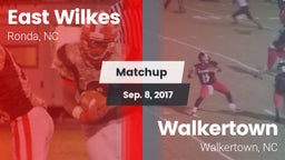 Matchup: East Wilkes High vs. Walkertown  2017