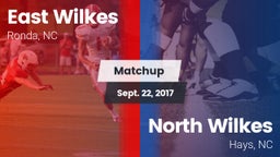 Matchup: East Wilkes High vs. North Wilkes  2017