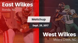 Matchup: East Wilkes High vs. West Wilkes  2017