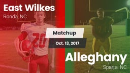 Matchup: East Wilkes High vs. Alleghany  2017