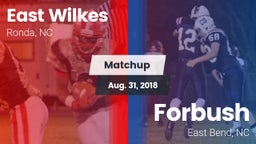 Matchup: East Wilkes High vs. Forbush  2018