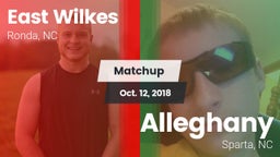 Matchup: East Wilkes High vs. Alleghany  2018