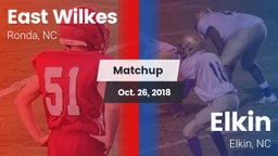 Matchup: East Wilkes High vs. Elkin  2018