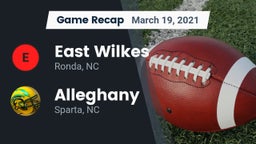 Recap: East Wilkes  vs. Alleghany  2021