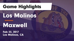 Los Molinos  vs Maxwell Game Highlights - Feb 22, 2017