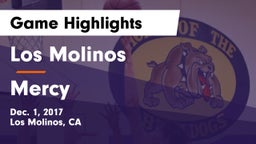 Los Molinos  vs Mercy Game Highlights - Dec. 1, 2017