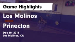 Los Molinos  vs Prinecton Game Highlights - Dec 10, 2016
