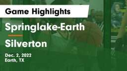 Springlake-Earth  vs Silverton  Game Highlights - Dec. 2, 2022