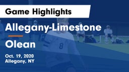Allegany-Limestone  vs Olean  Game Highlights - Oct. 19, 2020