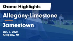 Allegany-Limestone  vs Jamestown  Game Highlights - Oct. 7, 2020