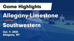Allegany-Limestone  vs Southwestern  Game Highlights - Oct. 9, 2020