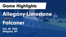 Allegany-Limestone  vs Falconer  Game Highlights - Oct. 30, 2020