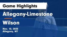 Allegany-Limestone  vs Wilson  Game Highlights - Nov. 10, 2020