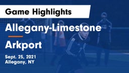 Allegany-Limestone  vs Arkport Game Highlights - Sept. 25, 2021