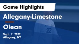 Allegany-Limestone  vs Olean  Game Highlights - Sept. 7, 2022