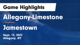 Allegany-Limestone  vs Jamestown  Game Highlights - Sept. 12, 2022