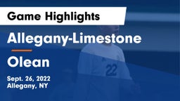 Allegany-Limestone  vs Olean  Game Highlights - Sept. 26, 2022