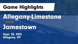 Allegany-Limestone  vs Jamestown  Game Highlights - Sept. 28, 2022