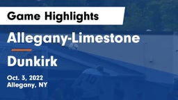 Allegany-Limestone  vs Dunkirk  Game Highlights - Oct. 3, 2022