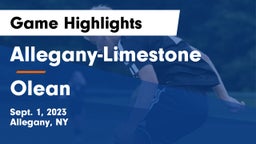 Allegany-Limestone  vs Olean  Game Highlights - Sept. 1, 2023