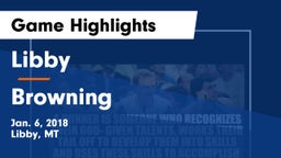 Libby  vs Browning Game Highlights - Jan. 6, 2018