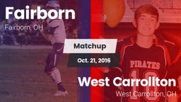 Matchup: Fairborn  vs. West Carrollton  2016