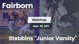 Matchup: Fairborn vs. Stebbins "Junior Varsity" 2017
