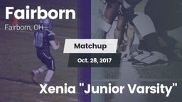 Matchup: Fairborn vs. Xenia "Junior Varsity" 2017