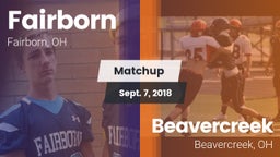 Matchup: Fairborn vs. Beavercreek  2018