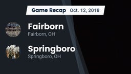 Recap: Fairborn vs. Springboro  2018