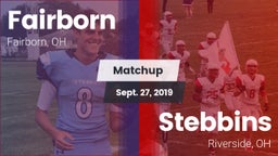Matchup: Fairborn vs. Stebbins  2019
