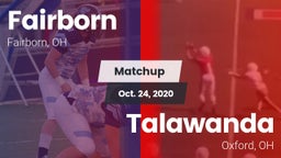 Matchup: Fairborn vs. Talawanda  2020