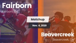 Matchup: Fairborn vs. Beavercreek  2020